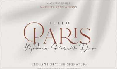 Hello Paris | Modern Paired Duo
