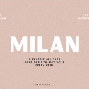 Milan Vintage Sans Serif