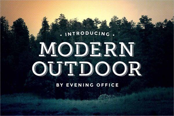 Modern Outdoor - Font