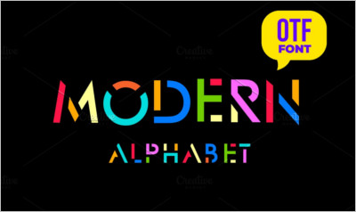 Modern stylized font | Symbol Fonts