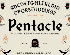 Pentacle Font