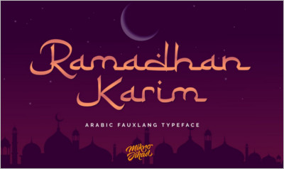 Ramadhan Karim - Non Western Fonts