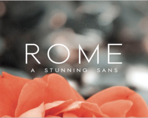 Rome A Stunning Sans Serif photos