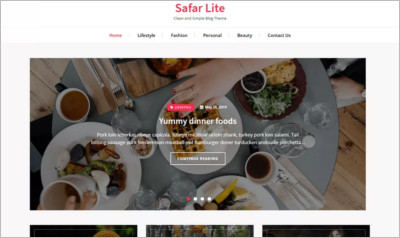 Safar Lite WordPress Themes - Free Download