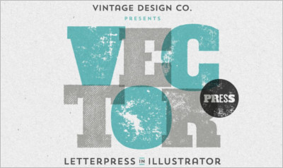 VectorPress Illustrator Letterpress