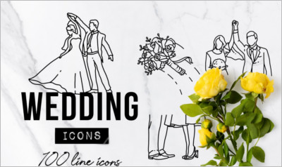 Wedding Icons Set - Expanded