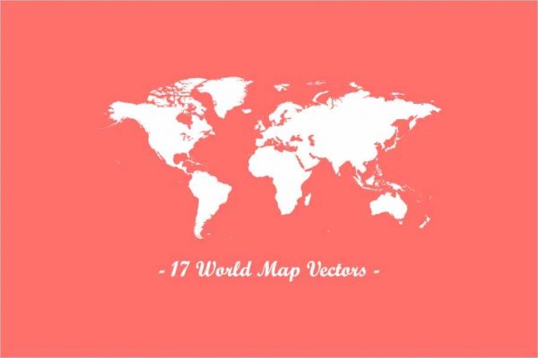 17 World Map Vectors