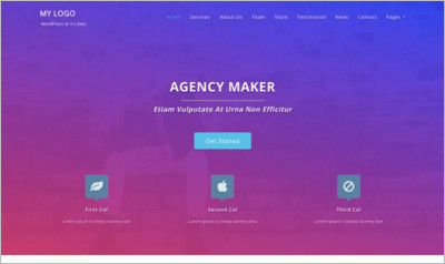 Agency Maker WordPress Theme - Free Download