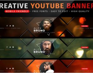Creative YouTube Banners