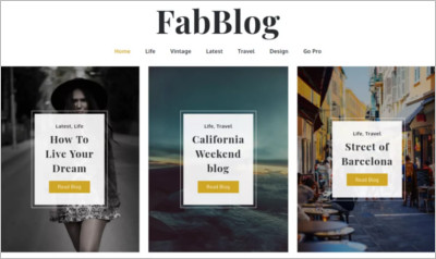 FabBlog WordPress Theme – Free Download