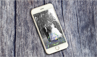 Flower Wedding Snapchat Geofilter