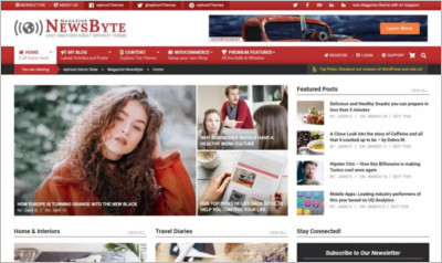 Magazine News Byte WordPress Theme - Free Download