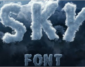 Sky Cloud FontS
