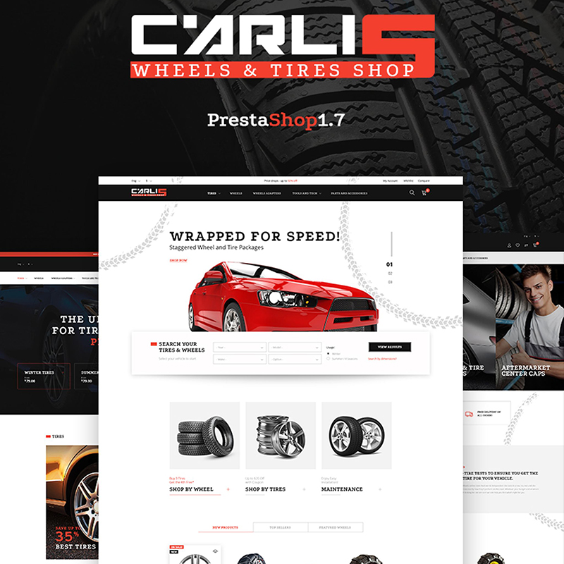 Carlis - Wheels & Tires Shop PrestaShop Theme