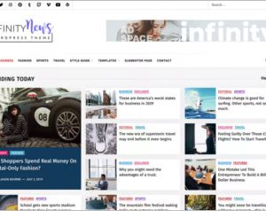 Infinity News WordPress Theme