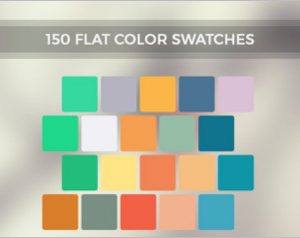 Inspire Flat Color Swatches