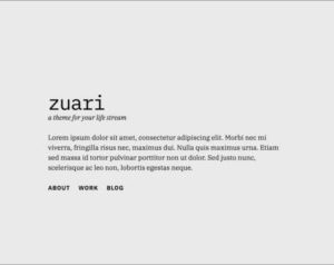 Zuari WordPress Theme