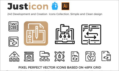 240 Development Creation Icons - Free Download