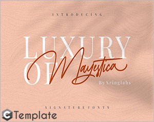 Luxury Signature Font