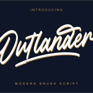 Outlander Brush Script