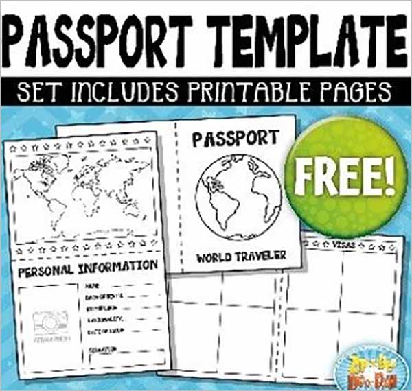 Passport Template Example