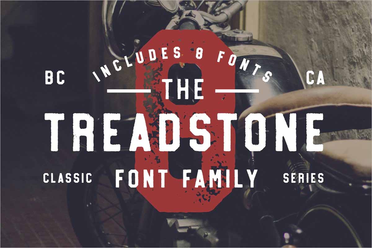 Treadstone Font Family