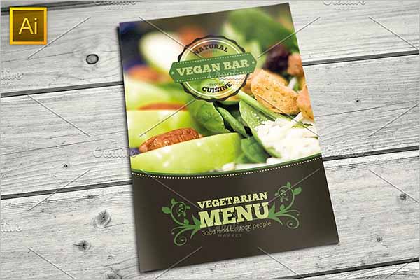 Vegetarian Restaurant Flyer Design