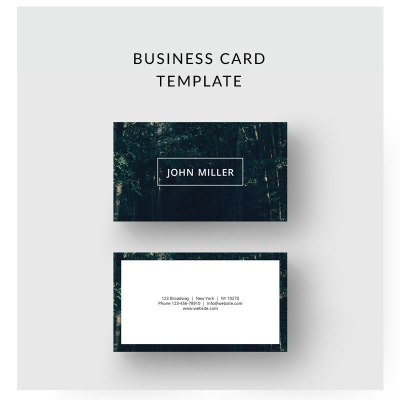 Forest Business Card Corporate Identity Template