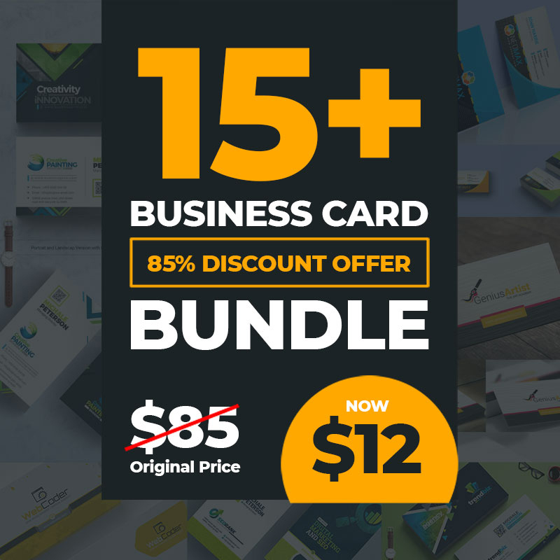 17 Business Card Bundle Corporate Identity Template