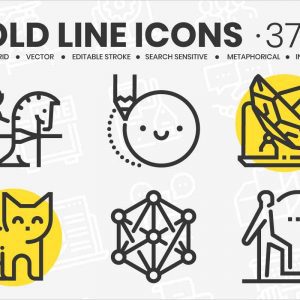 Bold Line Icons