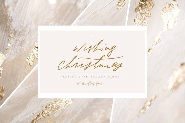 Christmas Gold Foil Backgrounds