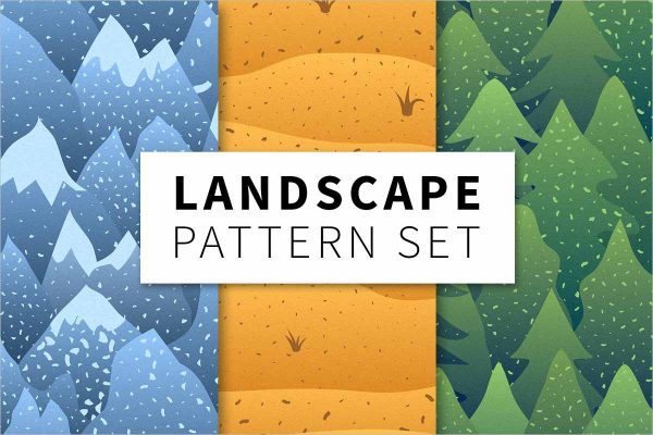 Landscape pattern set- Free Download