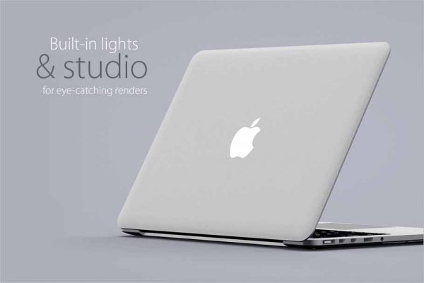MacBook Pro 13" retina 3D model