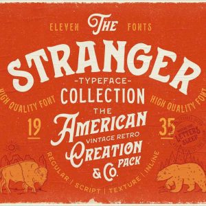 Stranger Font Collection
