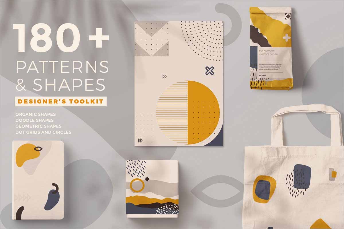 180 Shapes and Patterns Kit