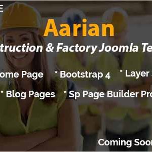 Aarian Construction Joomla Template