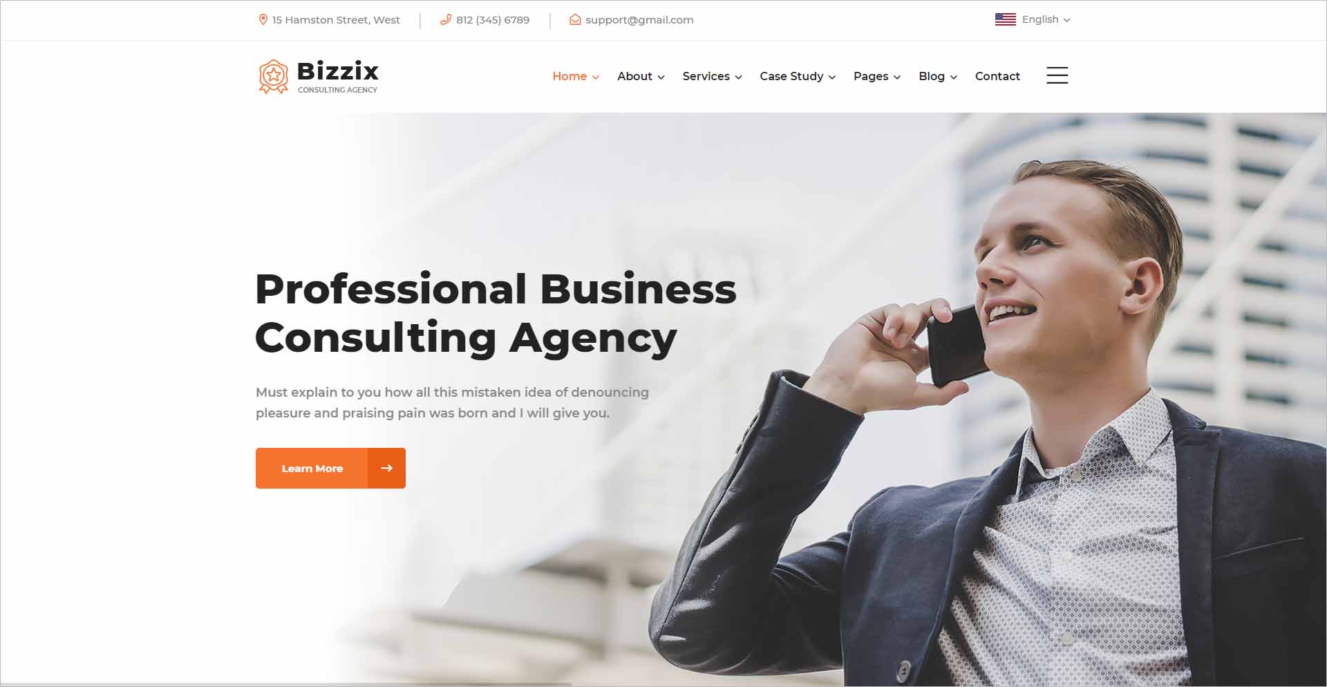 Bizzix Multipurpose Business HTML5 Template