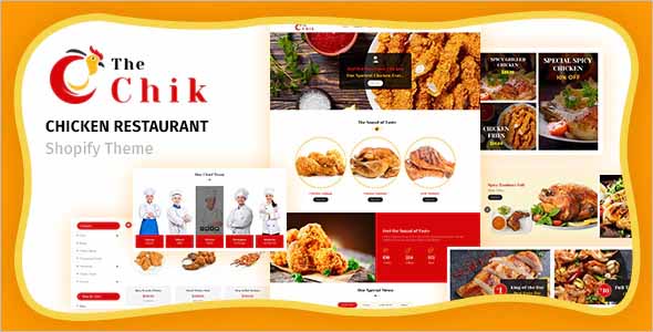 Chik Chicken Restaurant Shopify Theme