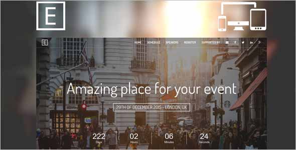 Eve Event Landing Page HTML Template
