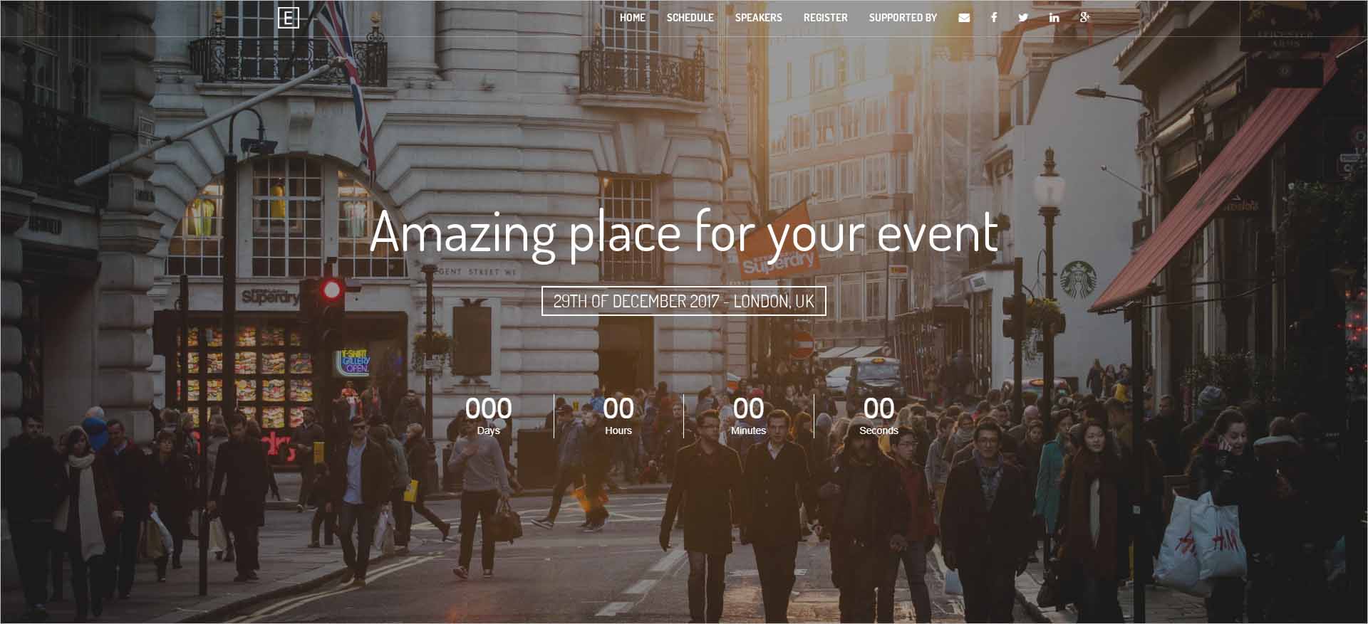 Eve Event Landing Page HTML Template