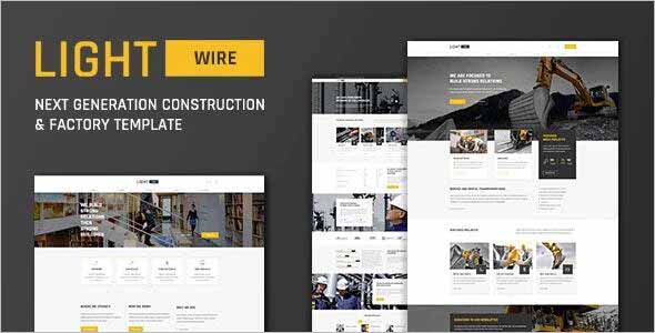 Lightwire Construction Drupal Theme