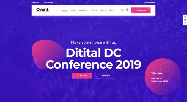 Ovent Event Conference WordPress Theme