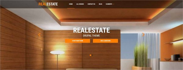 RealEstate Responsive Drupal Theme