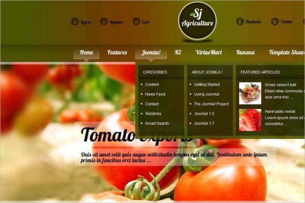 Agriculture With Fresh Design