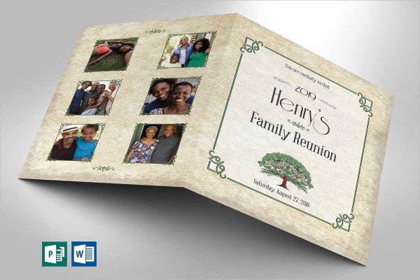 Family Reunion Invitation Word
