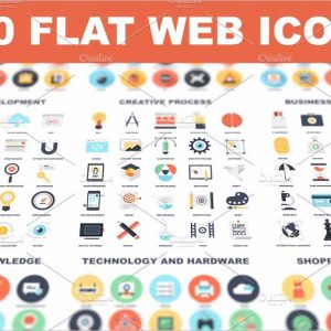 Simplistic Flat Web icons
