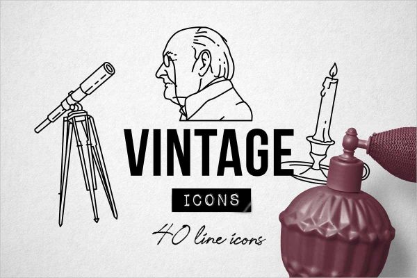 Vintage Icons Set