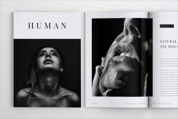 Human Minimalist Lookbook Magazines