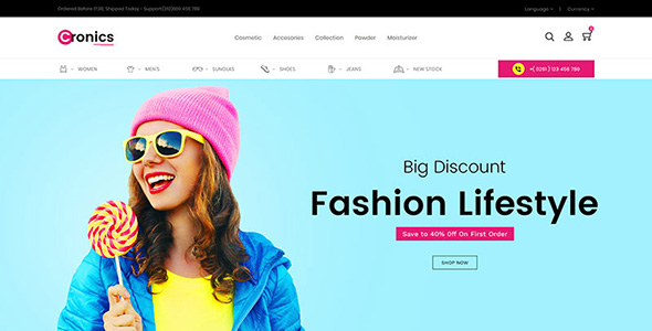 Cronics Fashion Responsive OpenCart Template