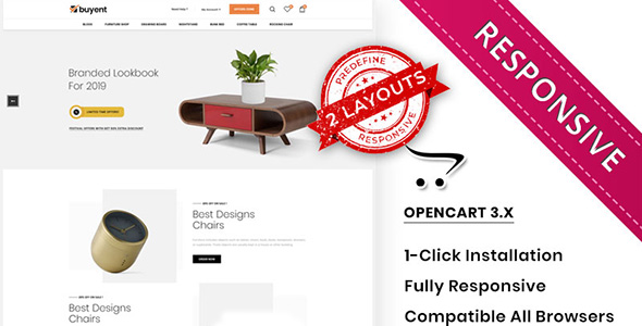 Buyent - The Multipurpose OpenCart Template